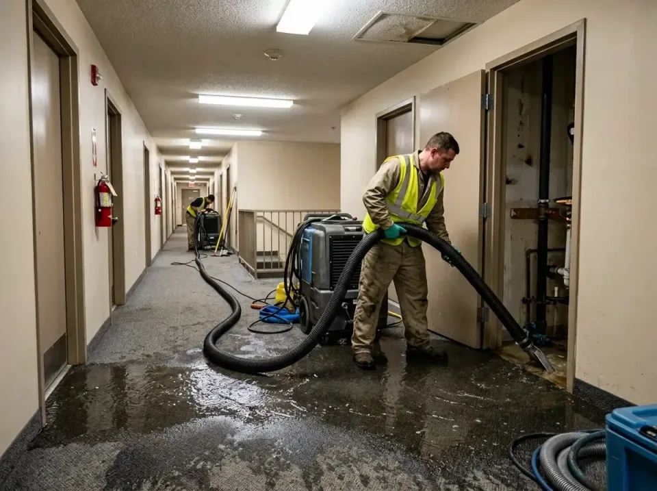 multi-unit-apartment-hallway-f-005 — frequently asked questions, Emergency Burst Pipe Water Extraction & Removal in Pembroke…